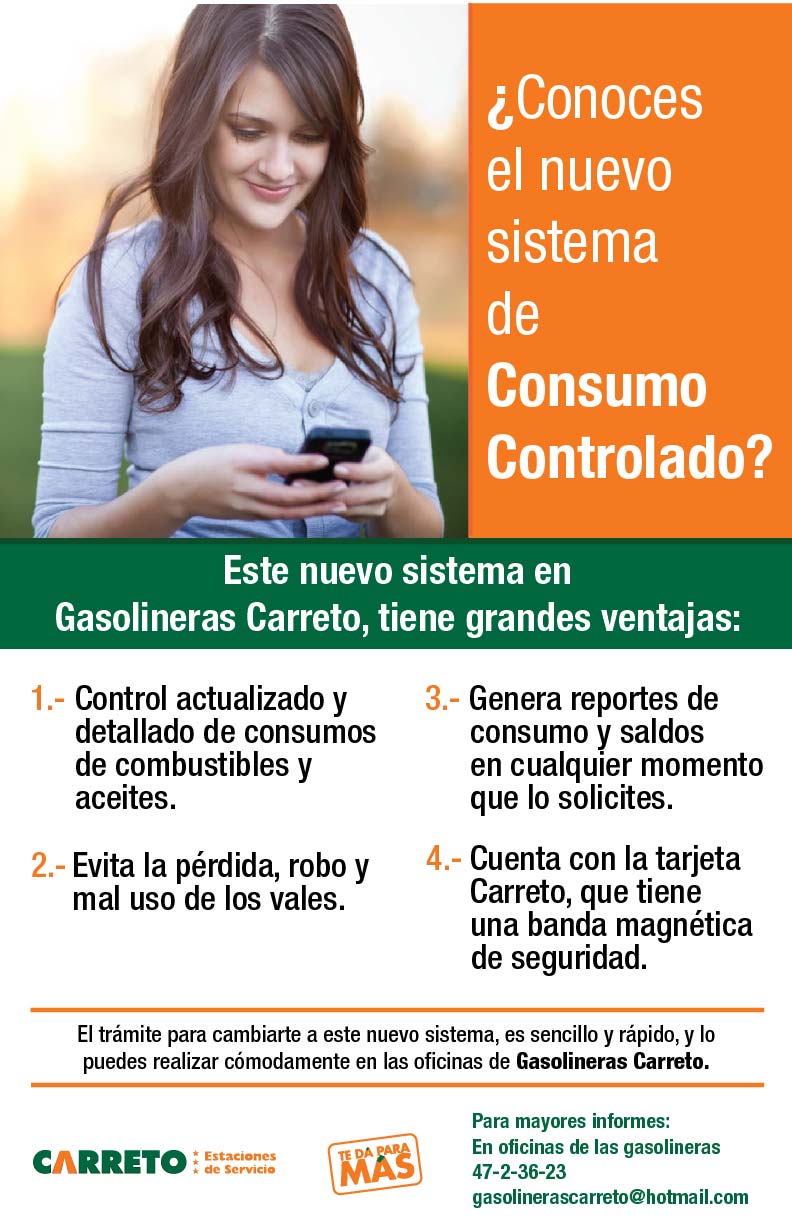 Conoces el nuevo sistema de consumo controlado